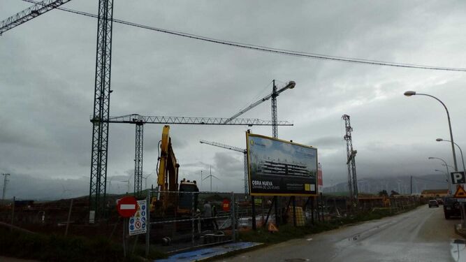 Una promoción en construcción en Zahara de los Atunes.