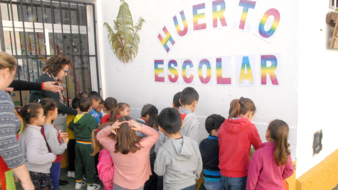 Huerto Escolar del CEIP Las Cortes, en una imagen de archivo.