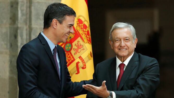 Sánchez y López Obrador.