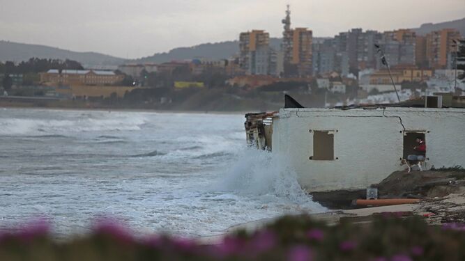 Temporal de levante en Algeciras en imágenes