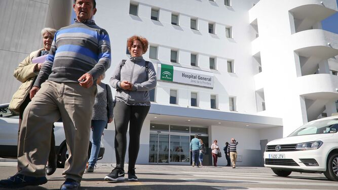 Imagen del  hospital del SAS en Jerez.