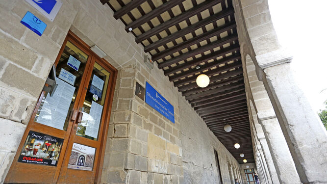 Exterior de la Oficina Municipal de Turismo.