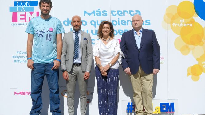 Asier de la Iglesia, Jesús Celada, Ana Polanco y Miguel Ángel Llaneza, durante la presentación de la actividad realizada el pasado jueves en Madrid.