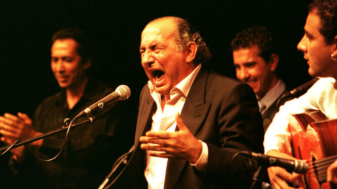 Fernando de la Morena, durante una actuación en el Festival de Jerez