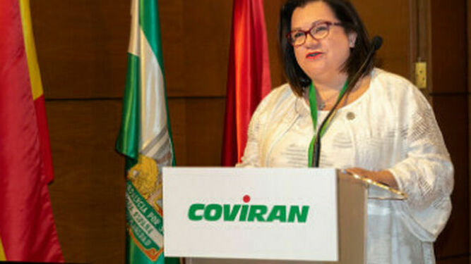 Patro Contreras, primera presidenta del consejo rector de Covirán.