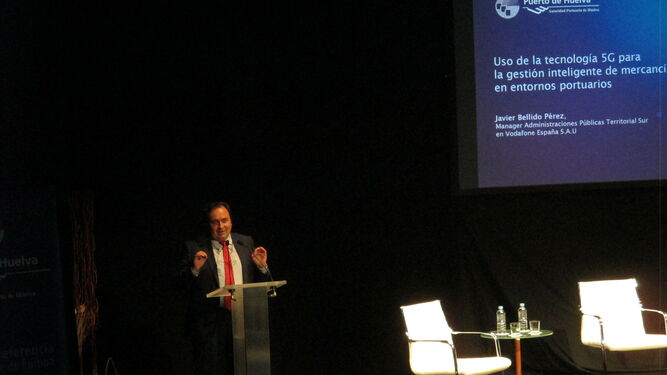Javier Bellido durante su intervención en las jornadas de innovación.