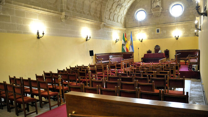 El Cabildo Viejo ya está preparado para albergar la sesión de investidura.