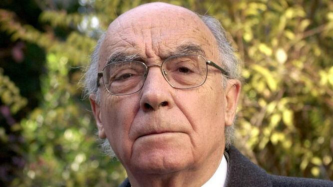 El Premio Nobel de Literatura portugués, José Saramago.