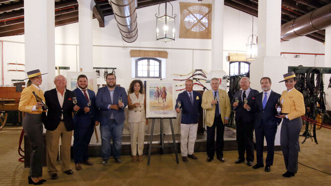 Presentaci&oacute;n de la Carrera de Caballos de Sanlucar en el Museo de Enganches de Jerez