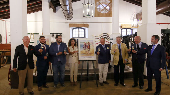 Presentaci&oacute;n de la Carrera de Caballos de Sanlucar en el Museo de Enganches de Jerez