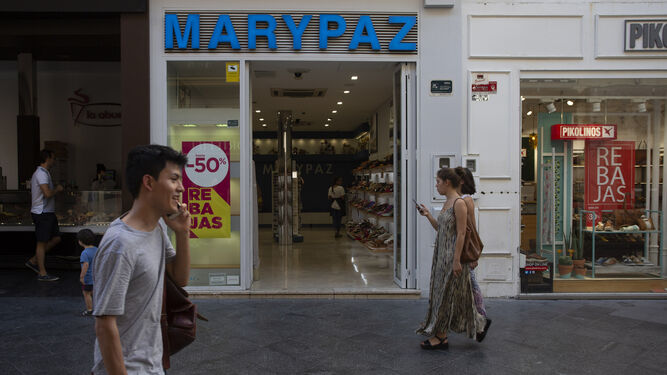Una de las tiendas de Marypaz en el centro de Sevilla.
