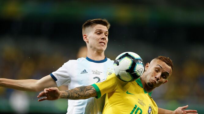 Las im&aacute;genes del Brasil-Argentina de la semifinal de la Copa Am&eacute;rica