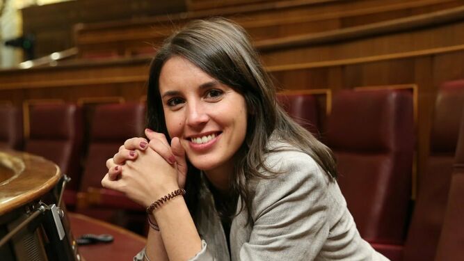 Irene montero, portavoz de Unidas Podemos.
