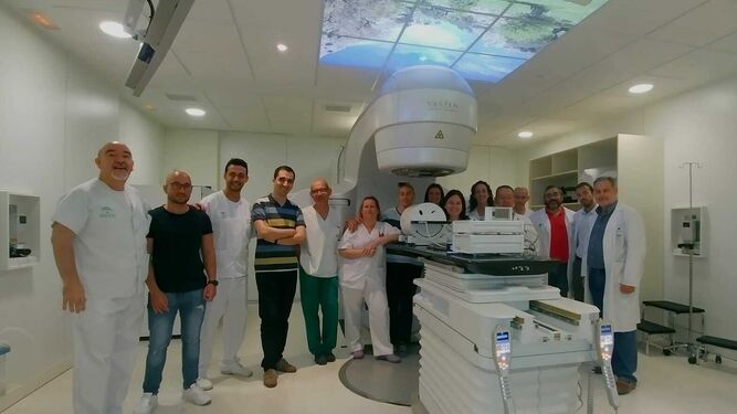 Imagen de los profesionales que forman el equipo de Radioterapia.