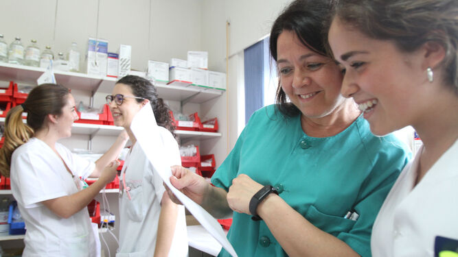 Enfermeras del Hospital Infanta Elena de Huelva.