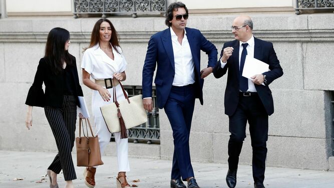 Juanma López y su pareja han prestado declaración en la Audiencia Nacional.