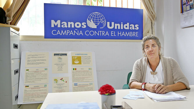 Mercedes Rodríguez, responsable de la delegación de Manos Unidas de Jerez.