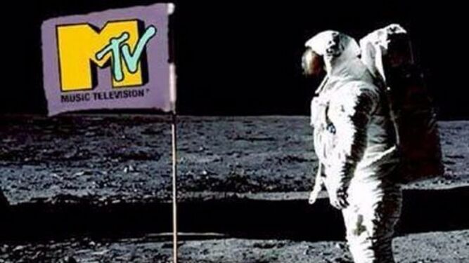 Una de las primeras imágenes que se emitieron en la MTV.