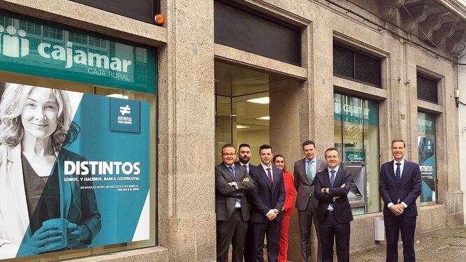 Apertura de una nueva oficina en Santiago de Compostela (A Coruña) en mayo de 2019.