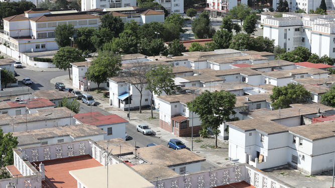 El barrio de San Benito, en Jerez.