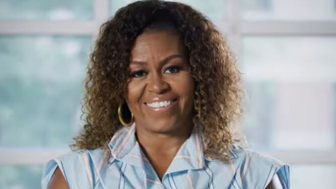 Michelle Obama, en una presentación de su libro.