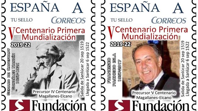Los dos nuevos sellos de la Fundación Domínguez Lobato.