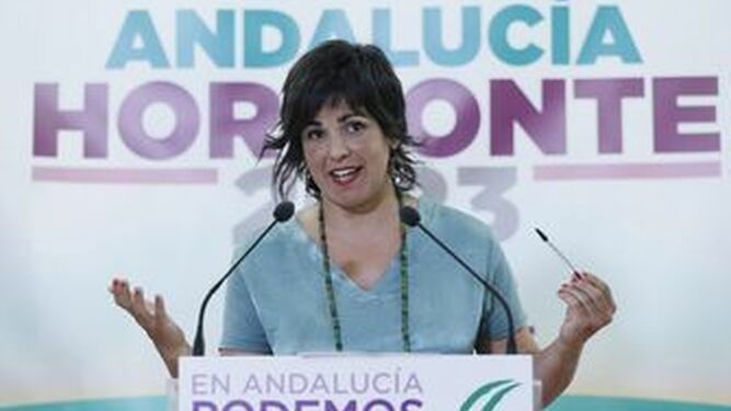 Teresa Rodríguez aspira a presentar con Adelante Andalucía a las elecciones generales.
