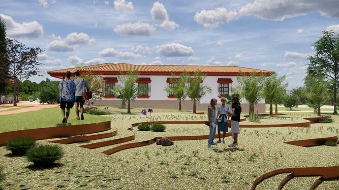 Imagen virtual del proyecto de nuevo restaurante de Xanty Elías en Huelva.