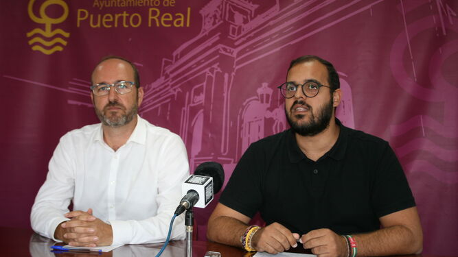 Manuel Izco (AxSí) y Carlos Salguero (PSOE).