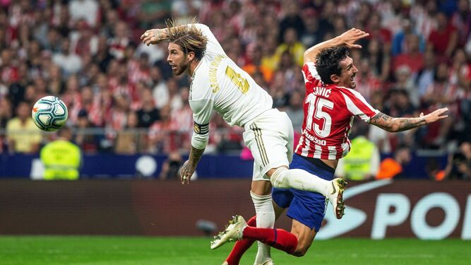 El Atl&eacute;tico de Madrid-Real Madrid, en im&aacute;genes