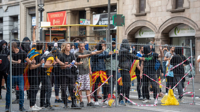 Las im&aacute;genes de la quinta jornada de disturbios en Catalu&ntilde;a