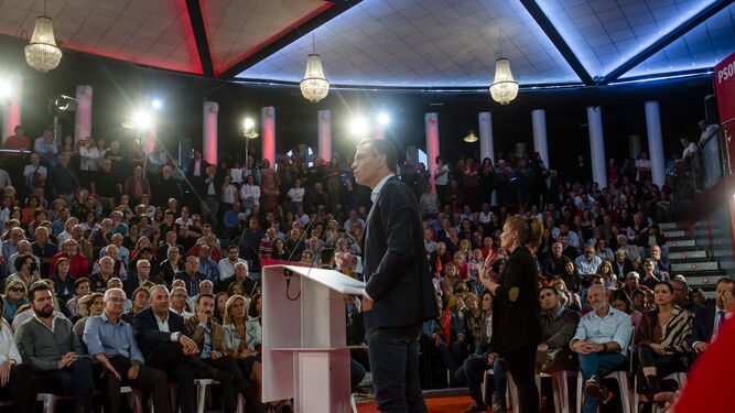 Imágenes del mitin del PSOE en Cádiz