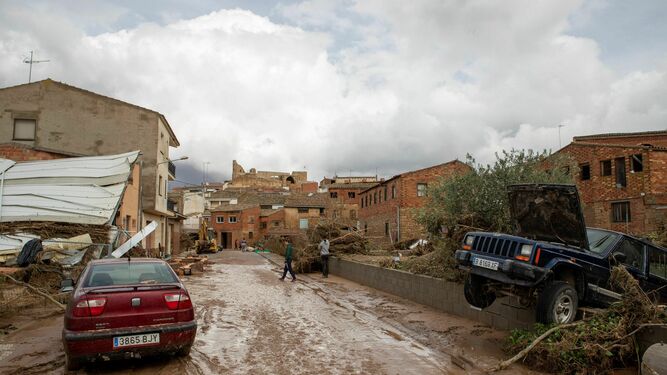 Da&ntilde;os causados por el temporal en Lleida