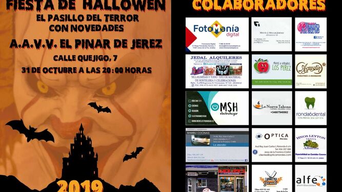 PASILLO DEL TERROR EN EL PINAR. La asociaci&oacute;n vecinal El Pinar ha preparado una fiesta de Halloween el 31 de octubre. Comenzar&aacute; a las 20 horas.&nbsp;