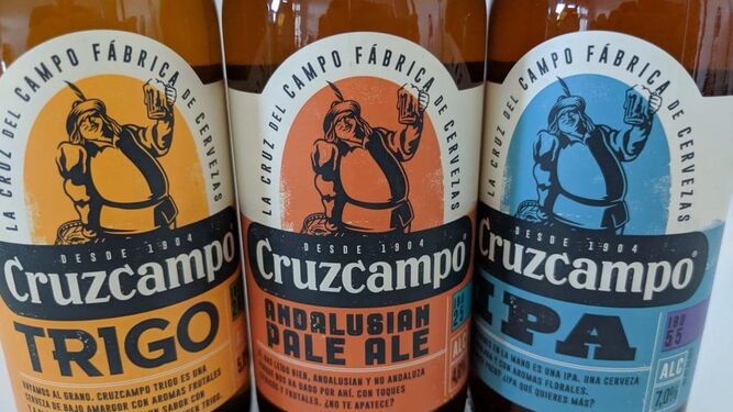 Tres variedades nuevas de cerveza de Cruzcampo.