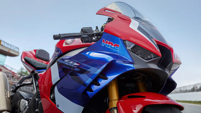 Detalle de la nueva Honda para el Mundial de Superbike.
