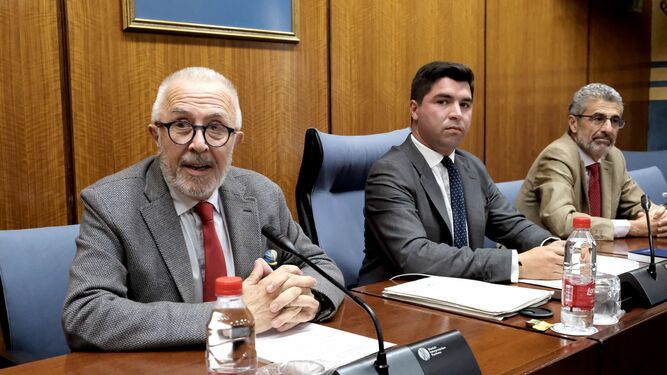 José Sánchez Maldonado y Enrique Moreno, en la comisión sobre la Faffe