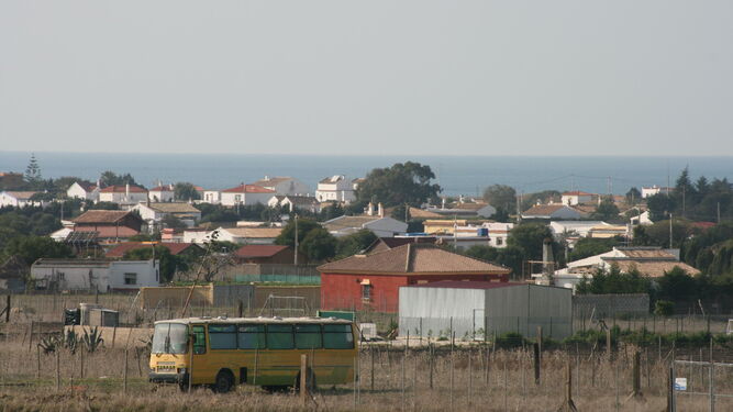 Vista de El Palmar, donde la víctima fue liberada por la Guardia Civil.