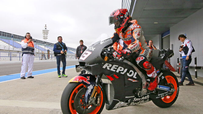 Segundo d&iacute;a de entrenamientos de MotoGP en Jerez
