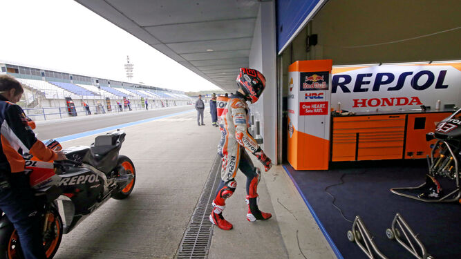 Segundo d&iacute;a de entrenamientos de MotoGP en Jerez