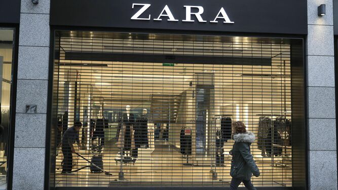 Una tienda en Madrid de la enseña Zara, estandarte del grupo Inditex