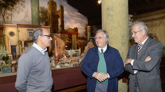 Un momento de la visita de Camas al Museo del Belén.