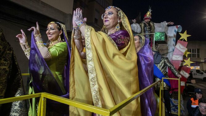 Las im&aacute;genes de la cabalgata del Heraldo de los Reyes Magos en San Fernando