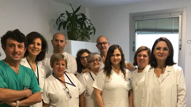 Profesionales de la Unidad de Urología del Hospital de Jerez