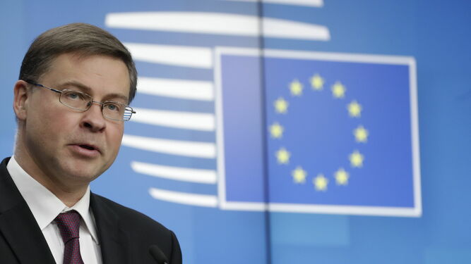 El vicepresidente económico de la CE, Valdis Dombrovskis