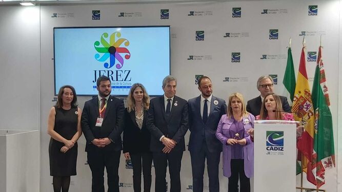 Un instante de la presentación de la candidatura de Jerez a ser Capital Europea de la Cultura.