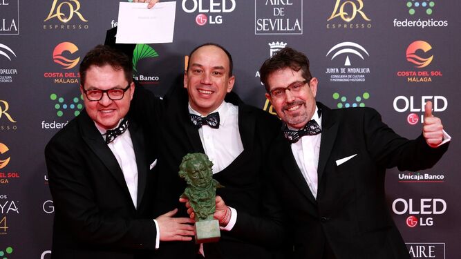 Los premiados en la gala de los Goya 2020 en M&aacute;laga.