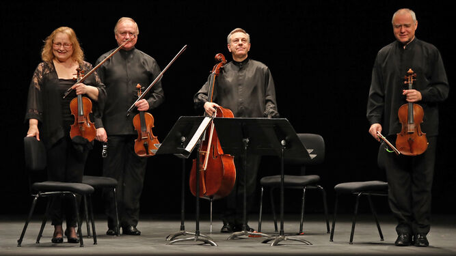 Un momento del concierto del Cuarteto Vlach.