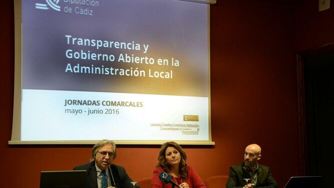 Curso sobre transparencia organizado por Diputación y celebrado en Jerez en 2016.