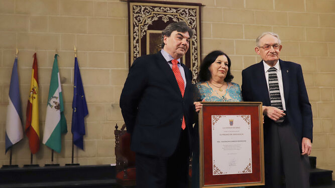 Entrega del Premio de Andalucía a Magdalena Garrido
